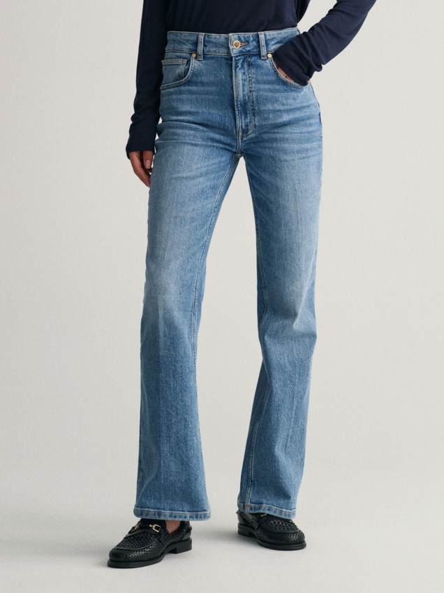 Calças de Ganga Flared Fit