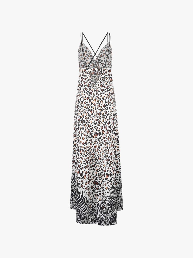 Vestido de Praia com Padrão