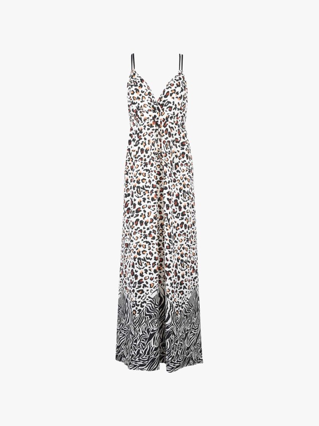 Vestido de Praia com Padrão