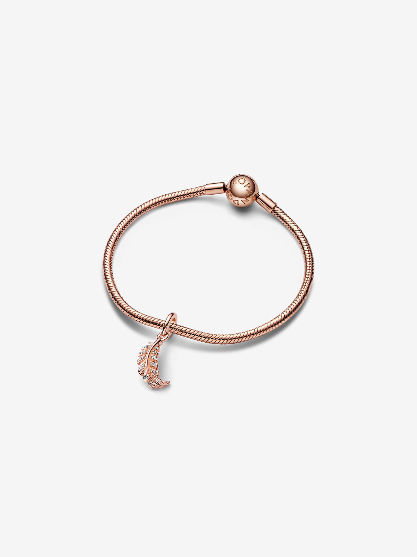 Conta Pendente Floating Curved Feather