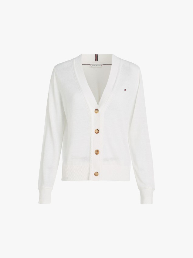 Cardigan em Linho