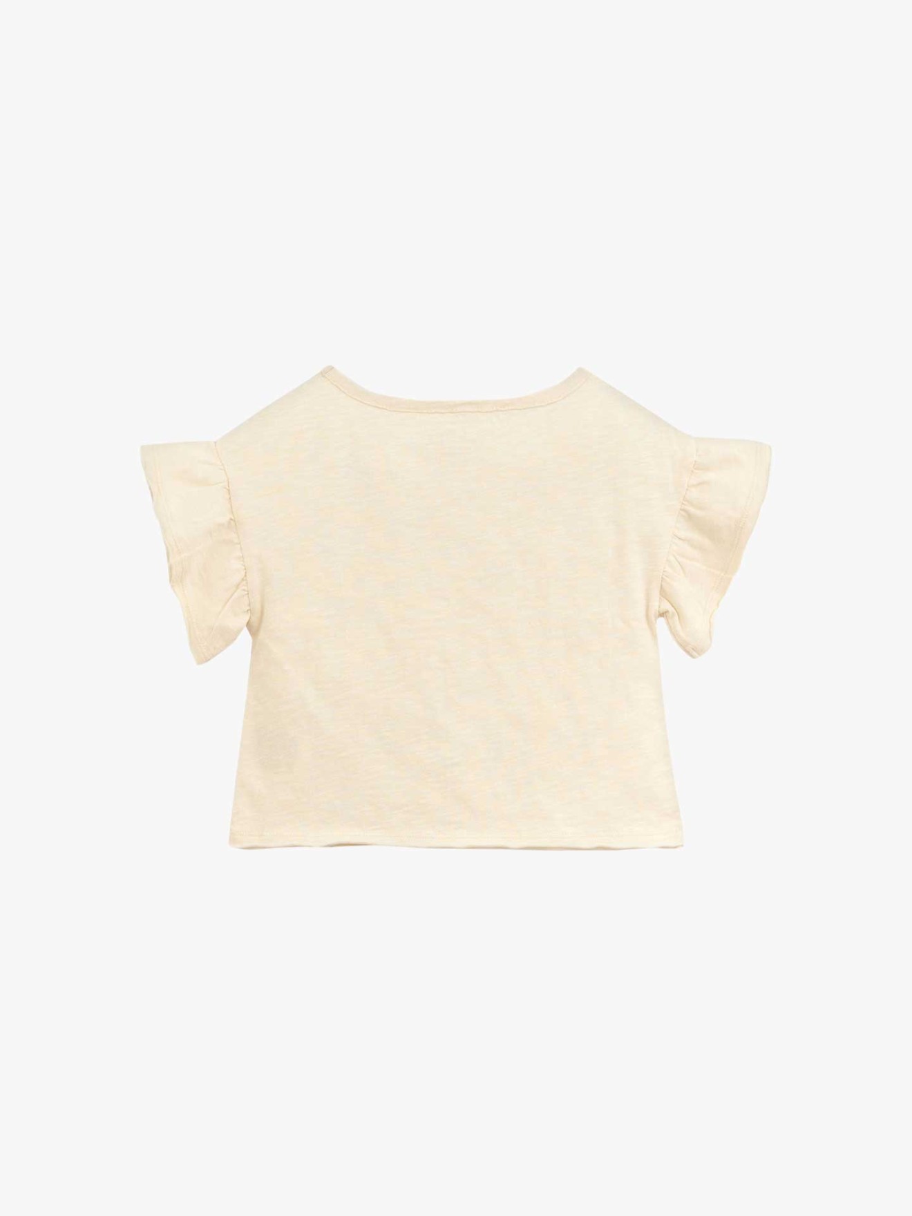T-Shirt com Folhos