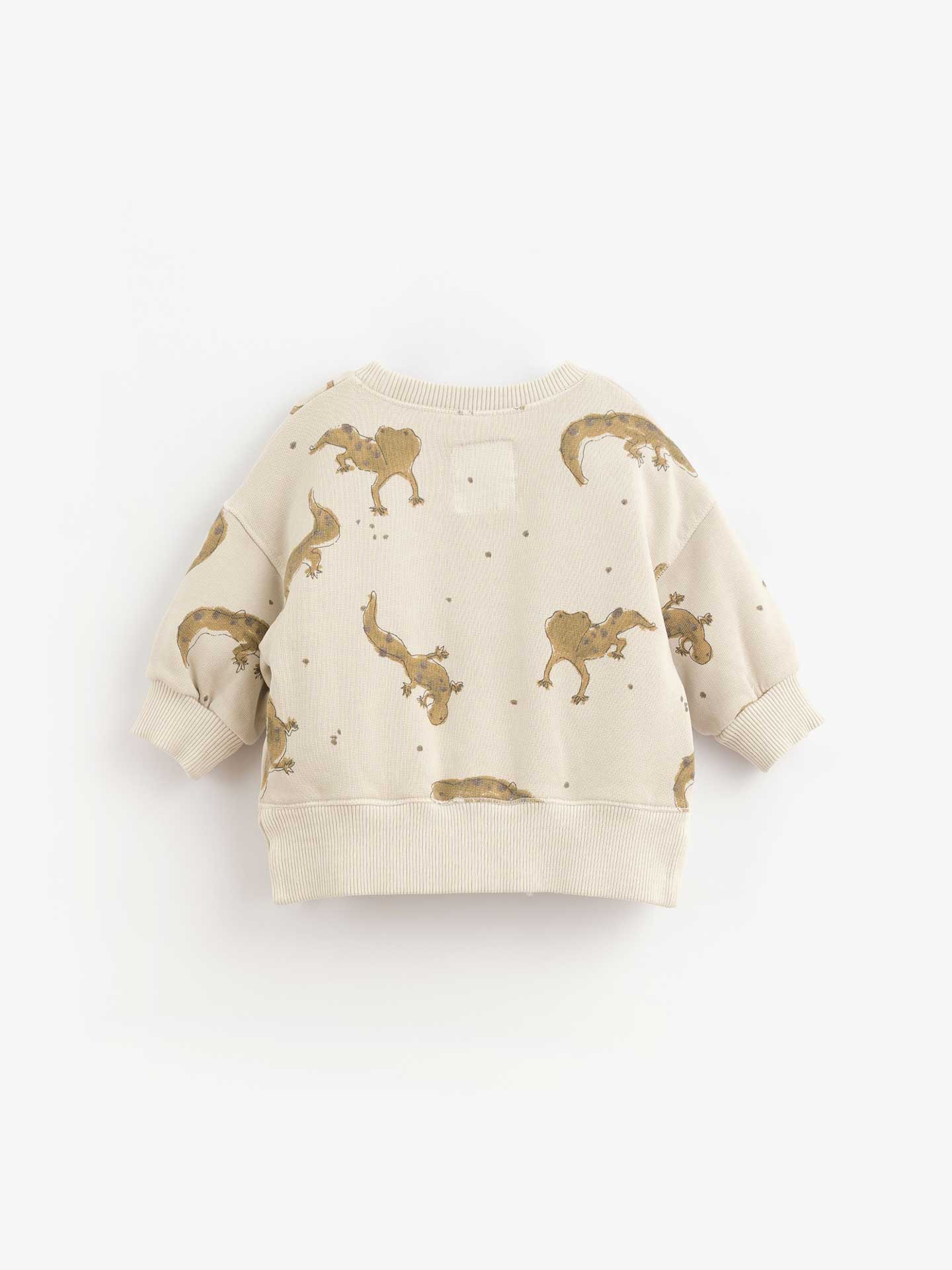 Sweatshirt com Padrão