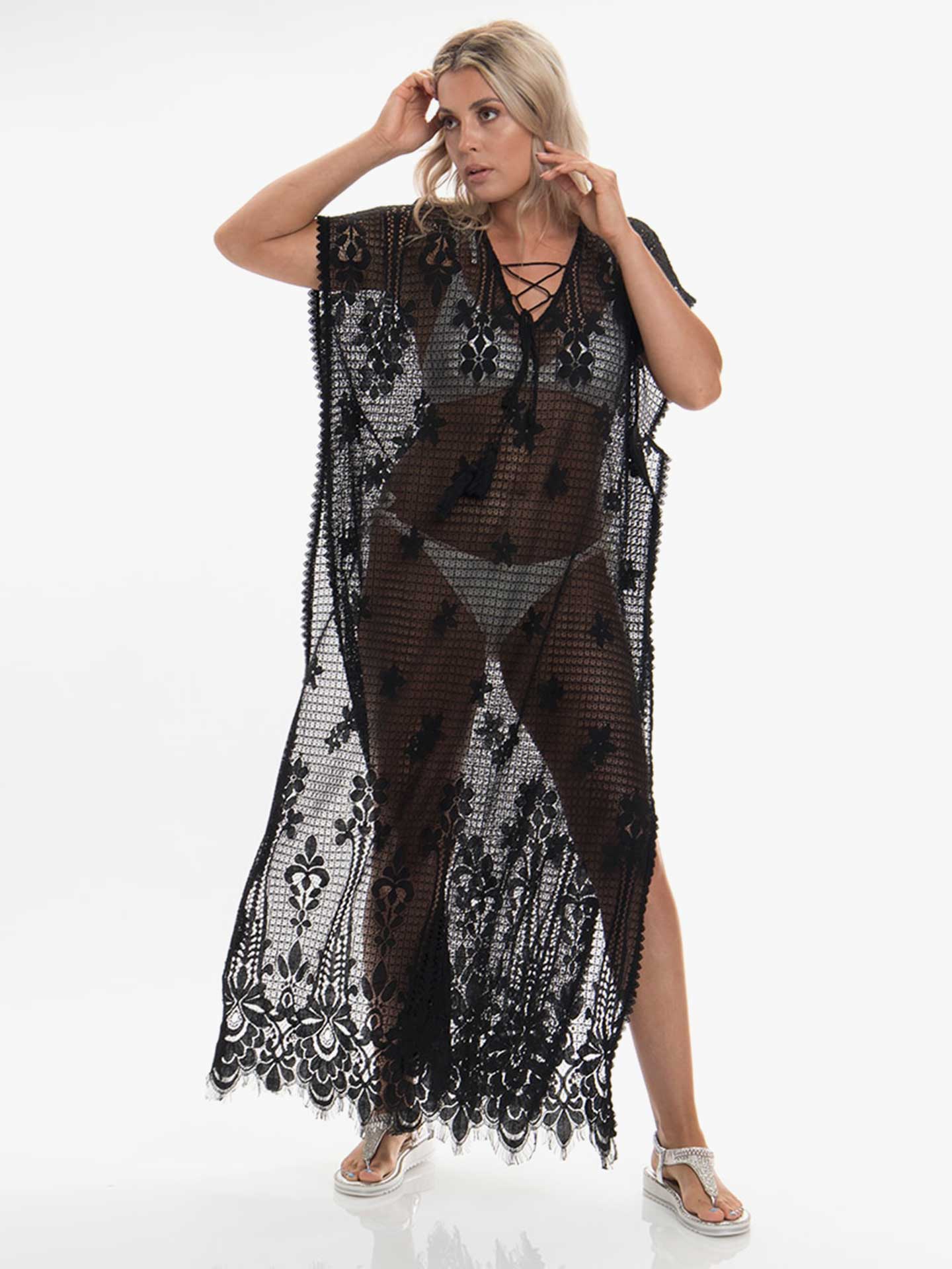 Vestido de Praia Bordado