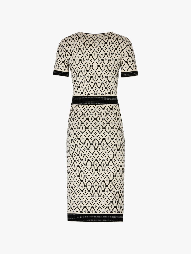 Vestido Midi com Padrão
