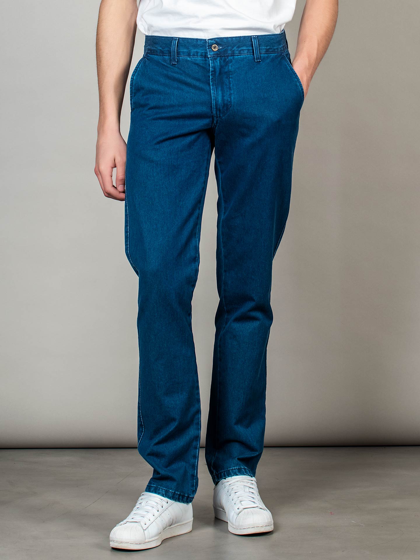 Calças de Ganga Estilo Chino