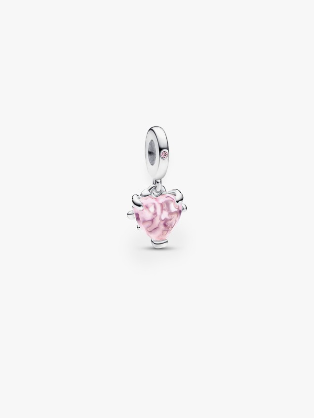 Conta Pendente Pink Family Tree & Heart