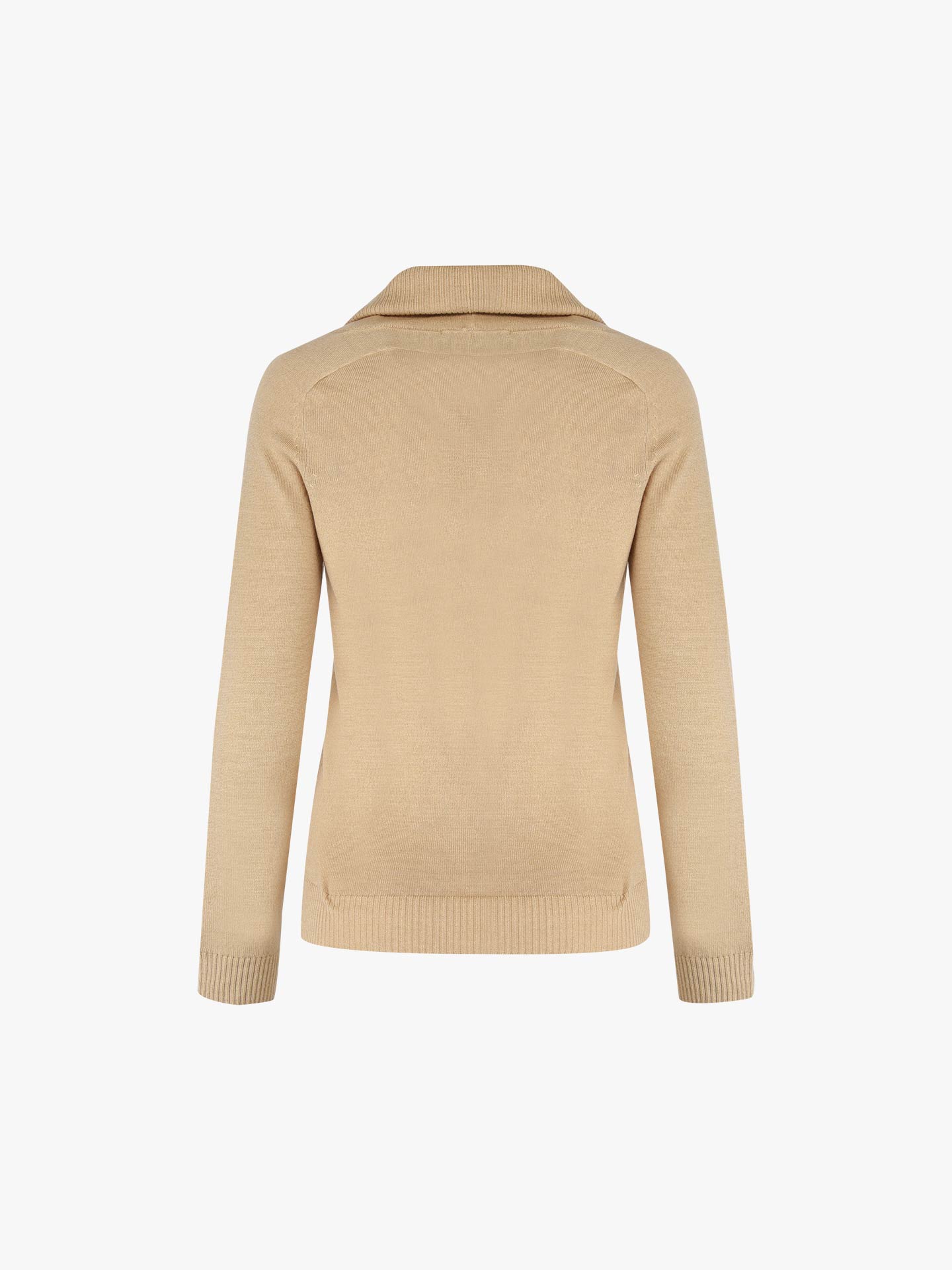 Camisola de Gola Alta em Lã