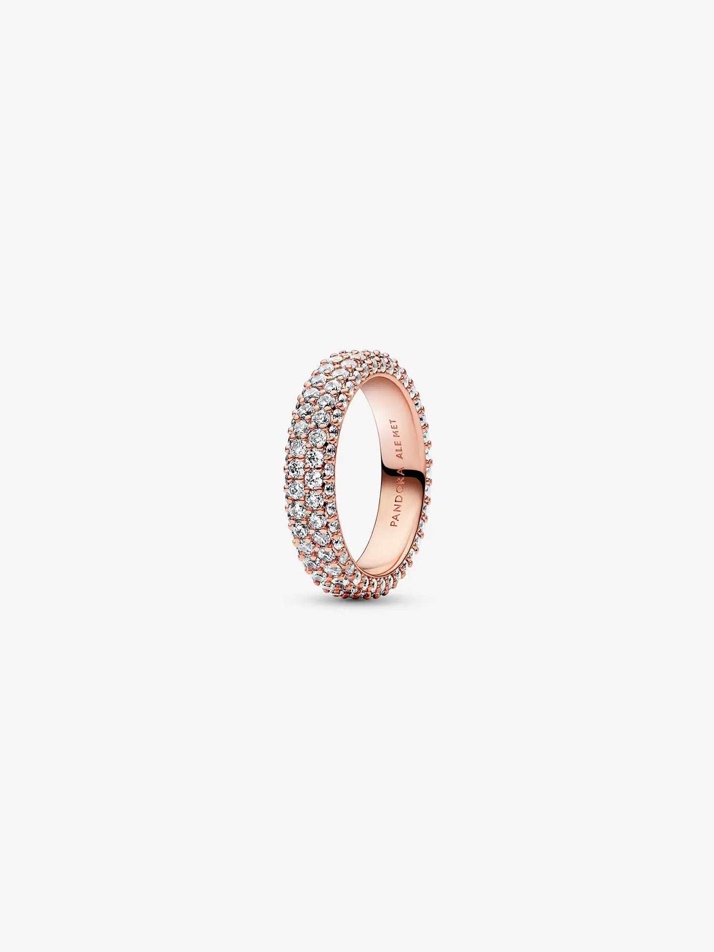 Anel Timeless Pavé Duplo