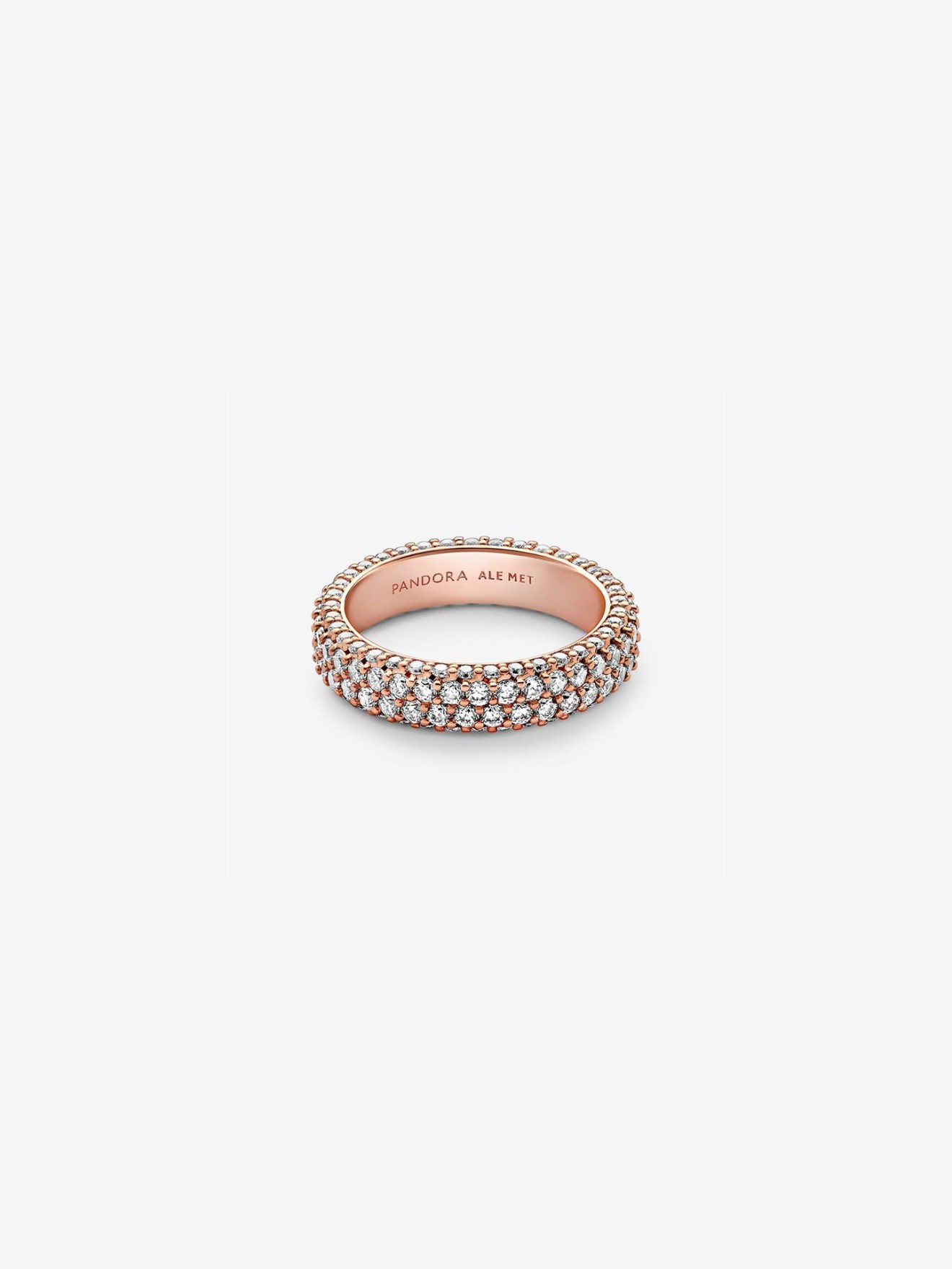 Anel Timeless Pav� Duplo