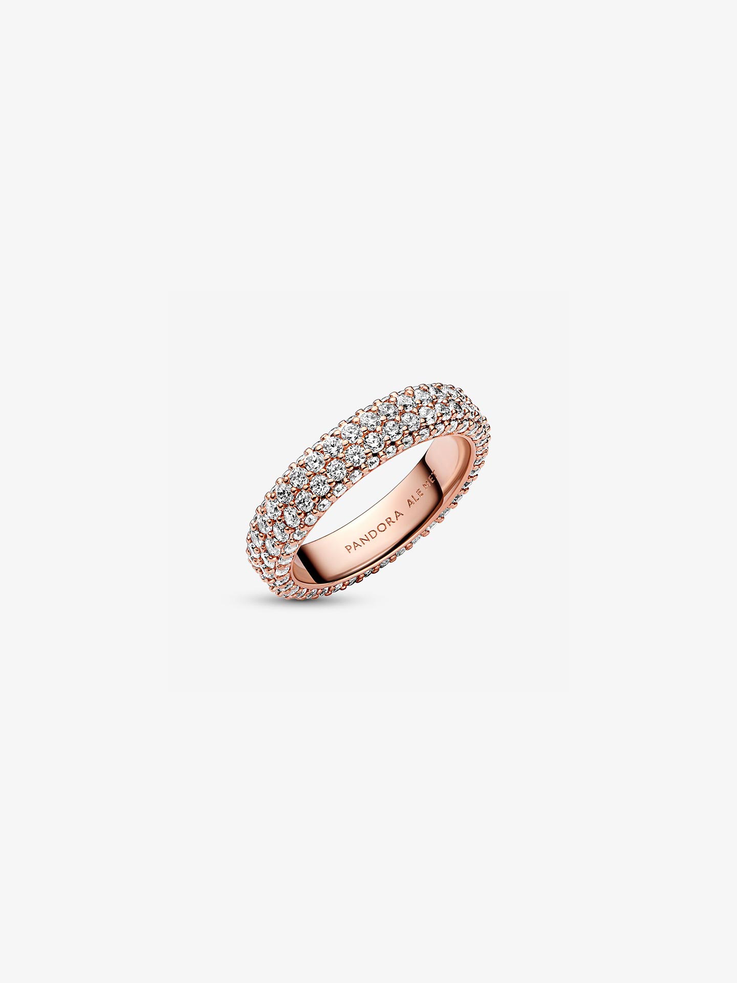 Anel Timeless Pavé Duplo