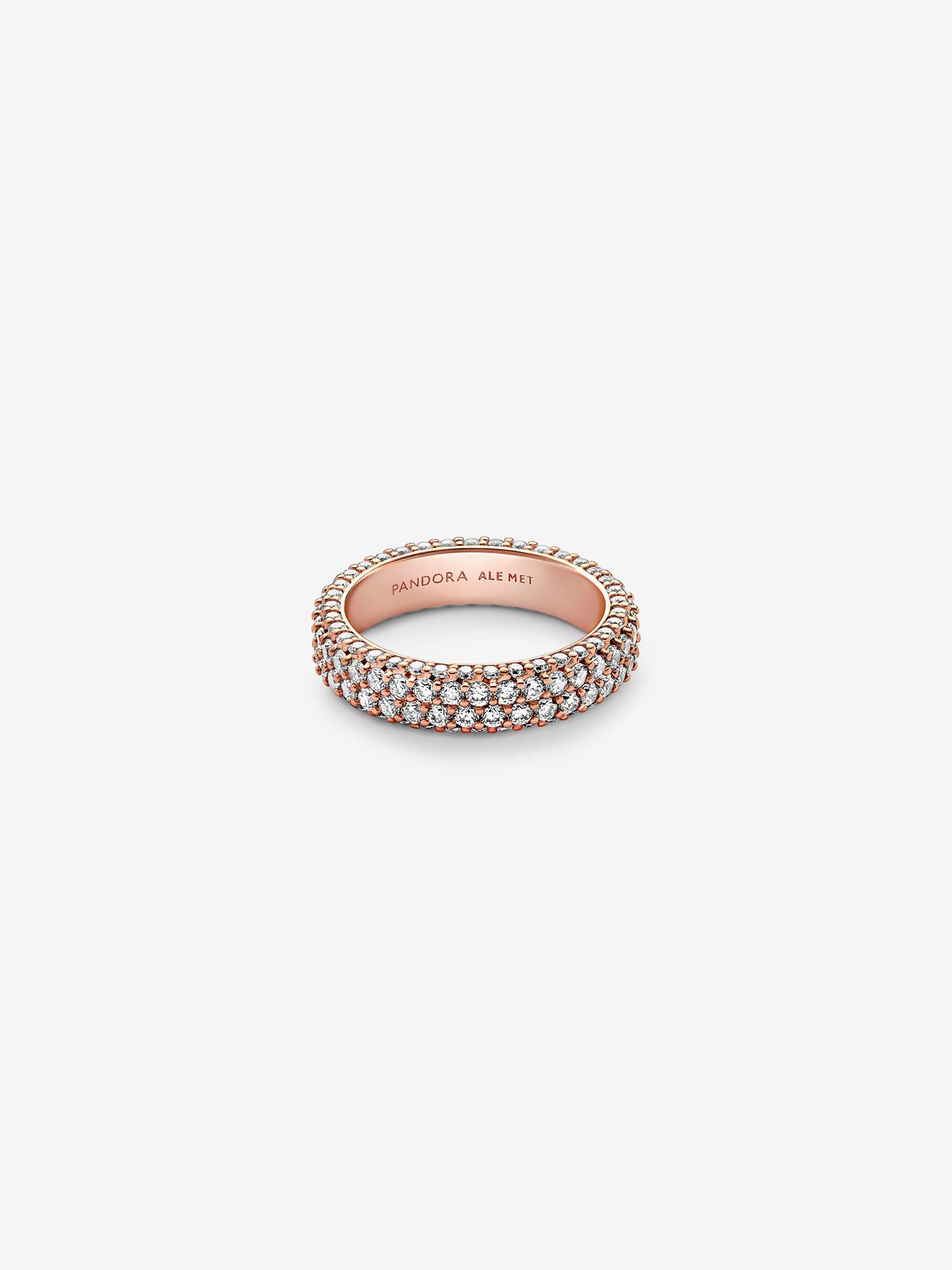 Anel Timeless Pavé Duplo