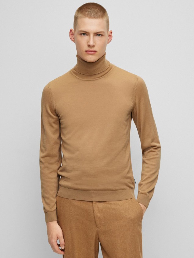Camisola de Gola Alta Slim FIt