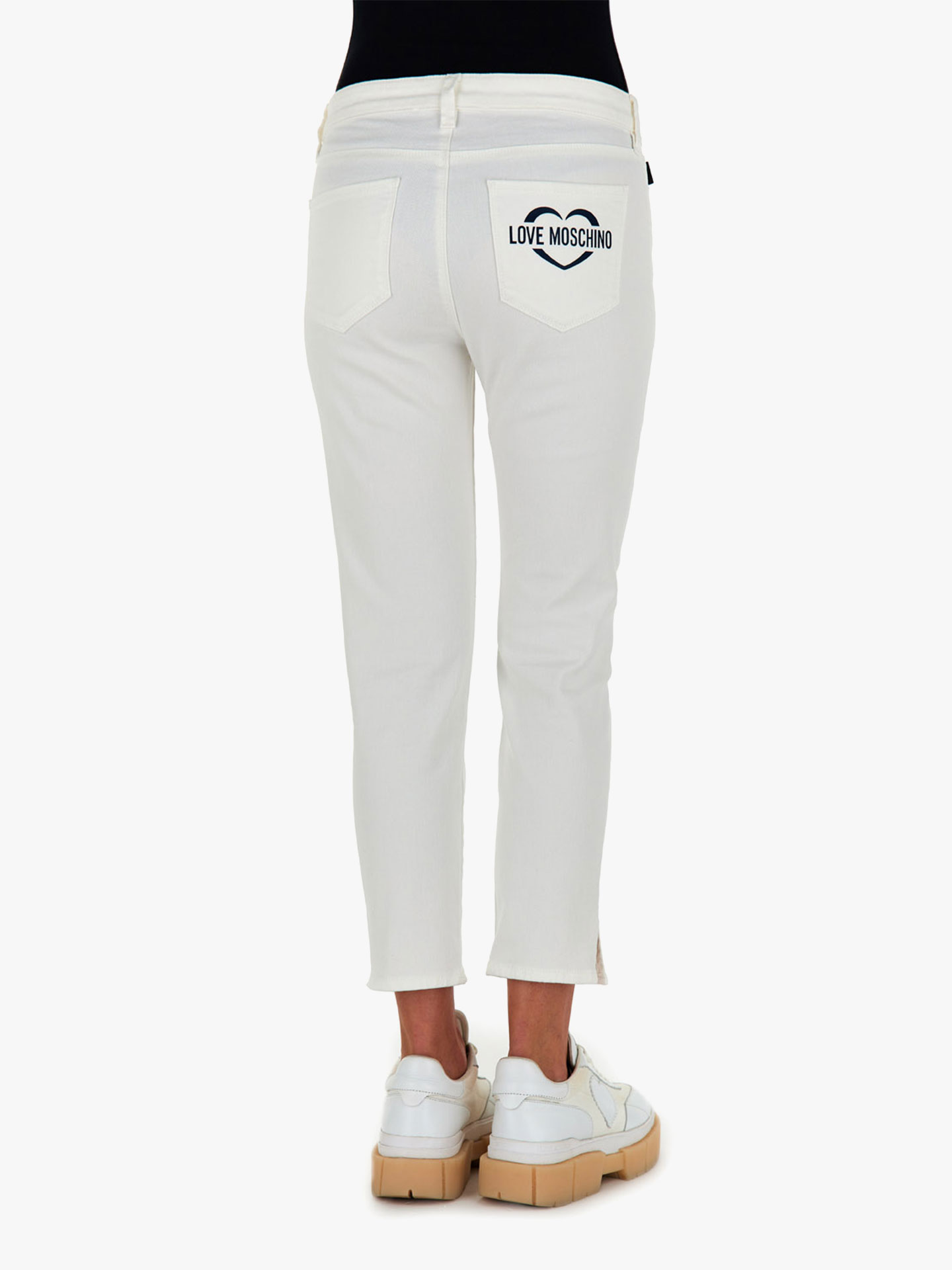 Calças de Ganga Cropped Fit