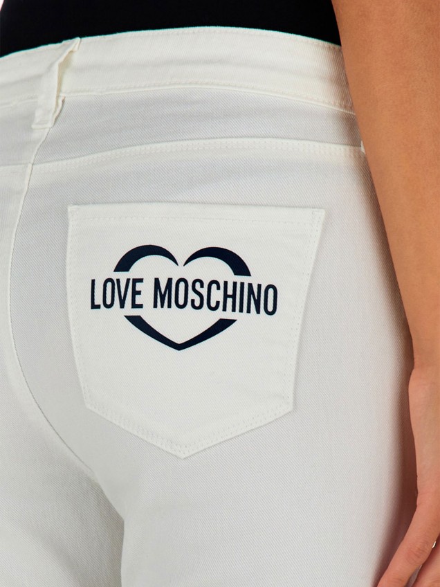 Calças de Ganga Cropped Fit