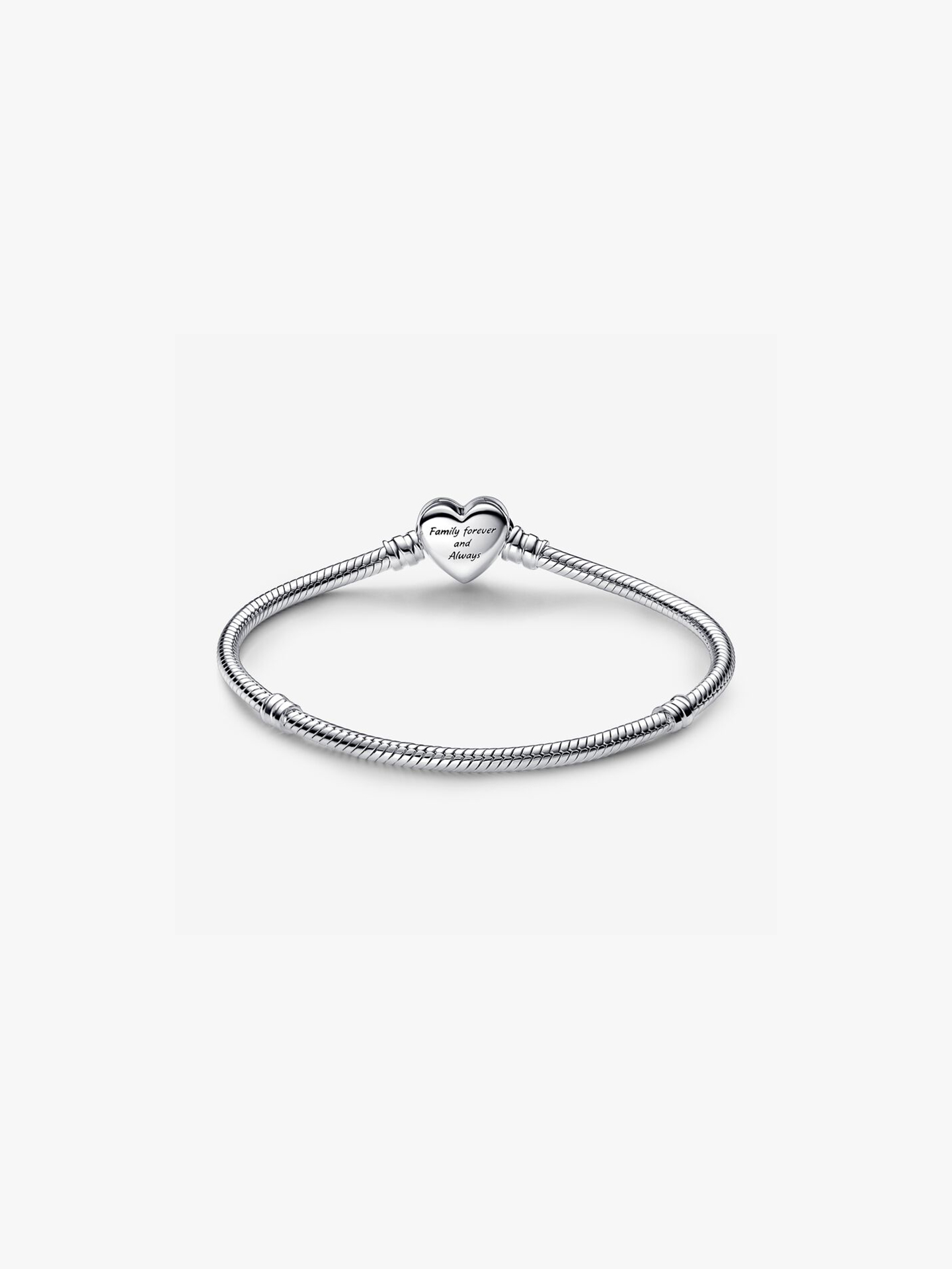 Pulseira Snake Sparkling Infinity Heart Clasp