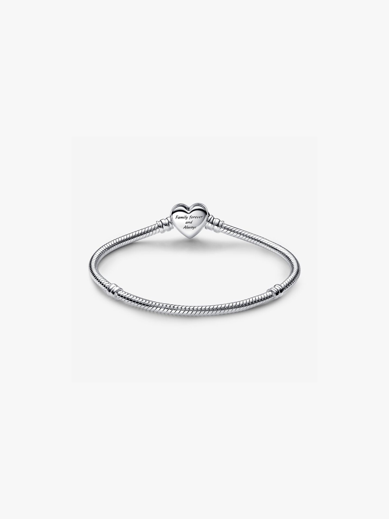 Pulseira Snake Sparkling Infinity Heart Clasp