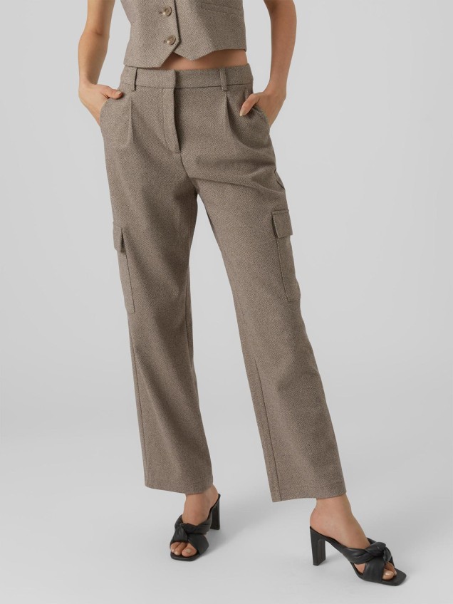 Calças Straight Fit
