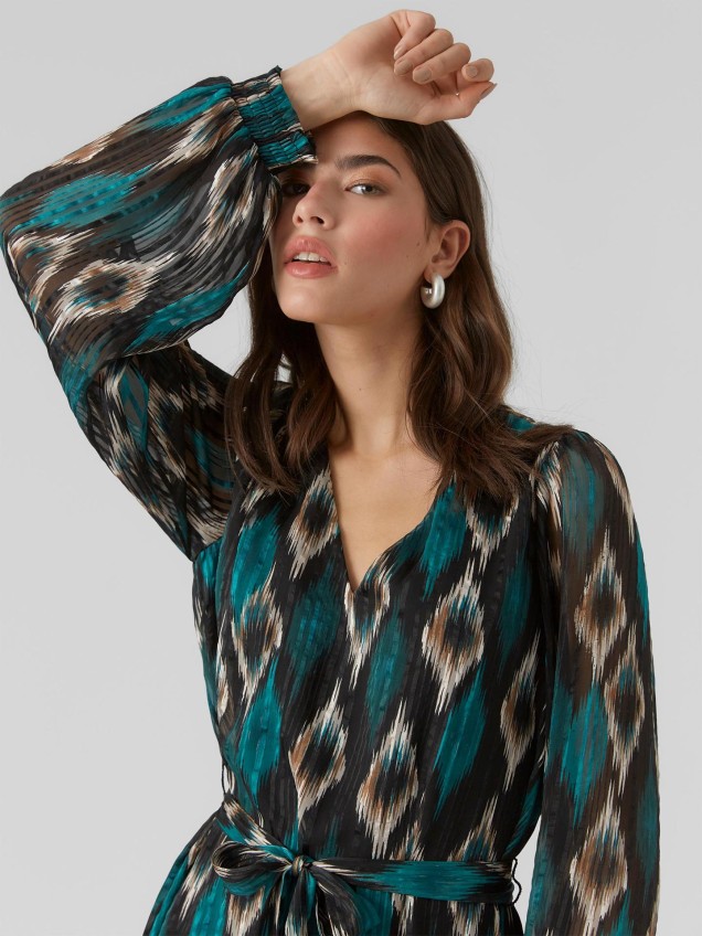 Vestido com Padrão