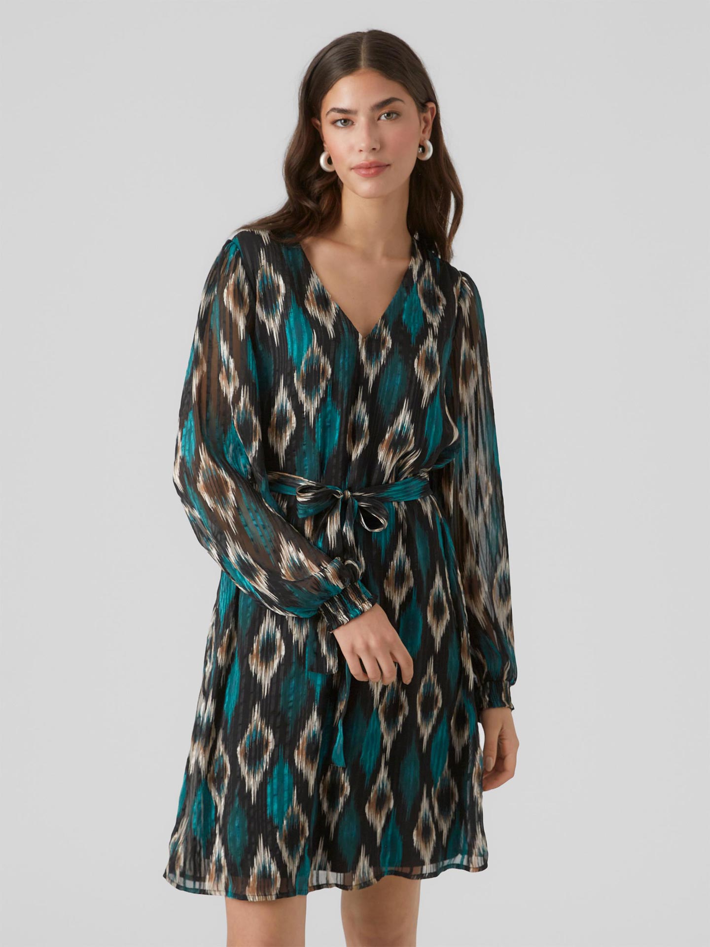 Vestido com Padrão