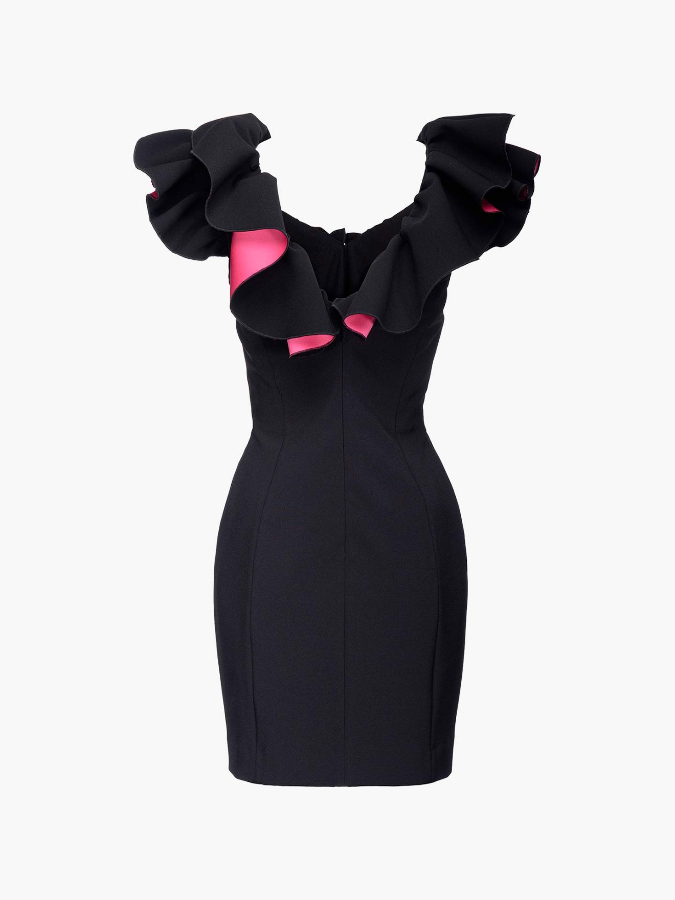 Vestido com Folhos