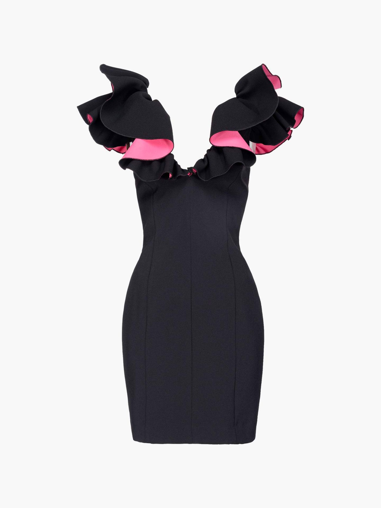 Vestido com Folhos