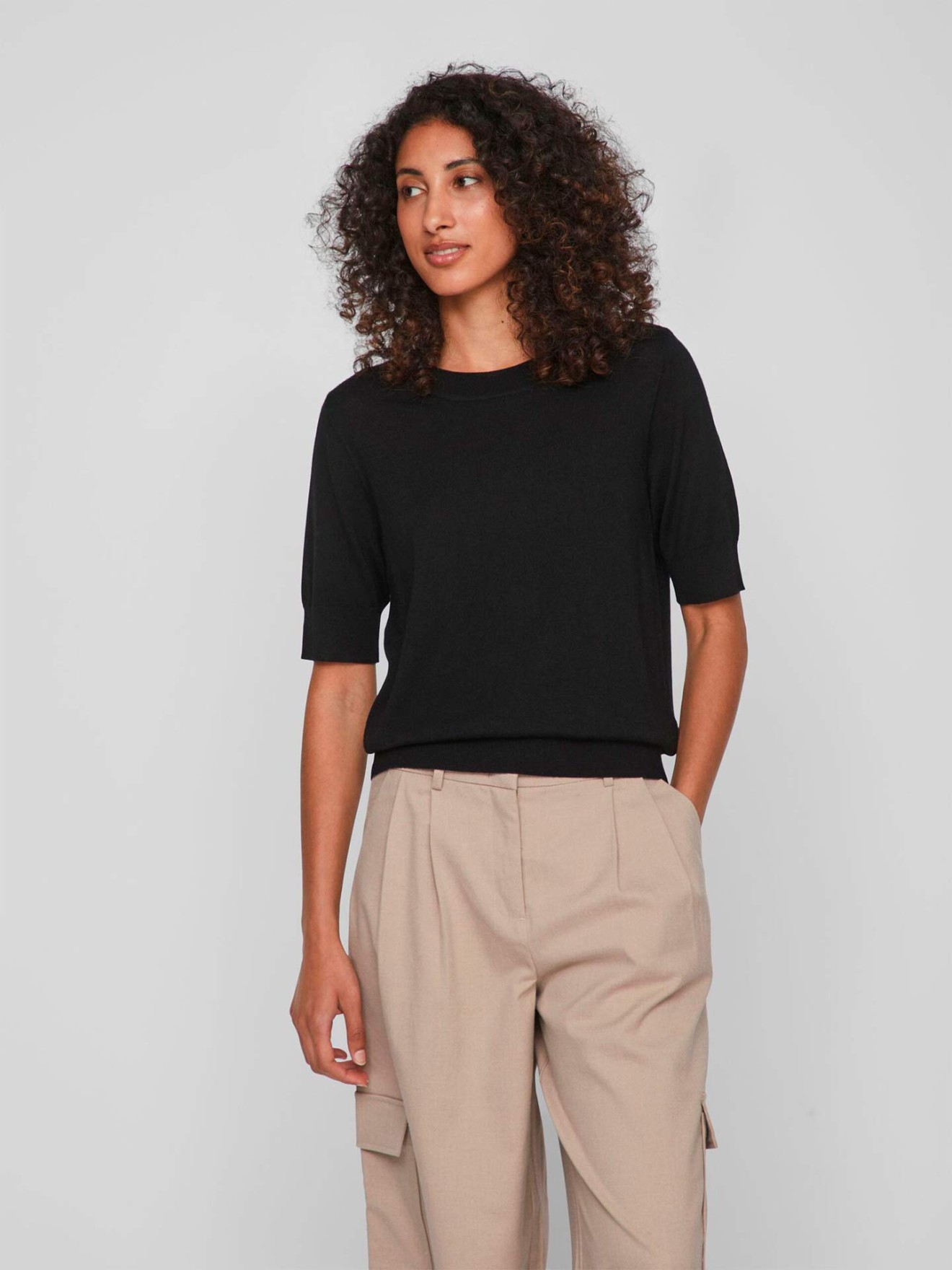 T-Shirt em L� Merino