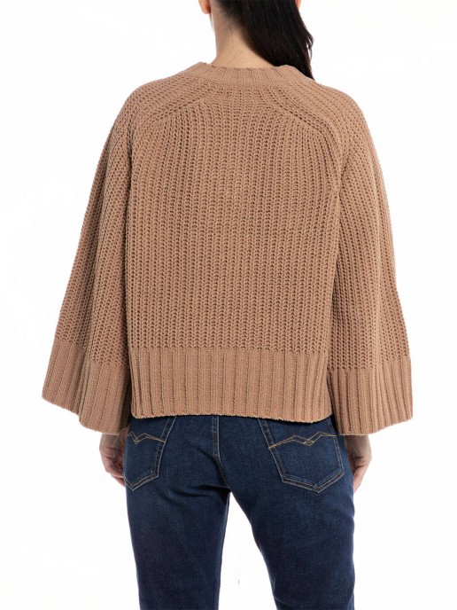 Camisola com Decote em V