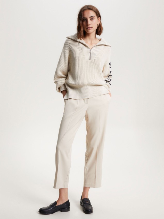 Calças Cropped Fit