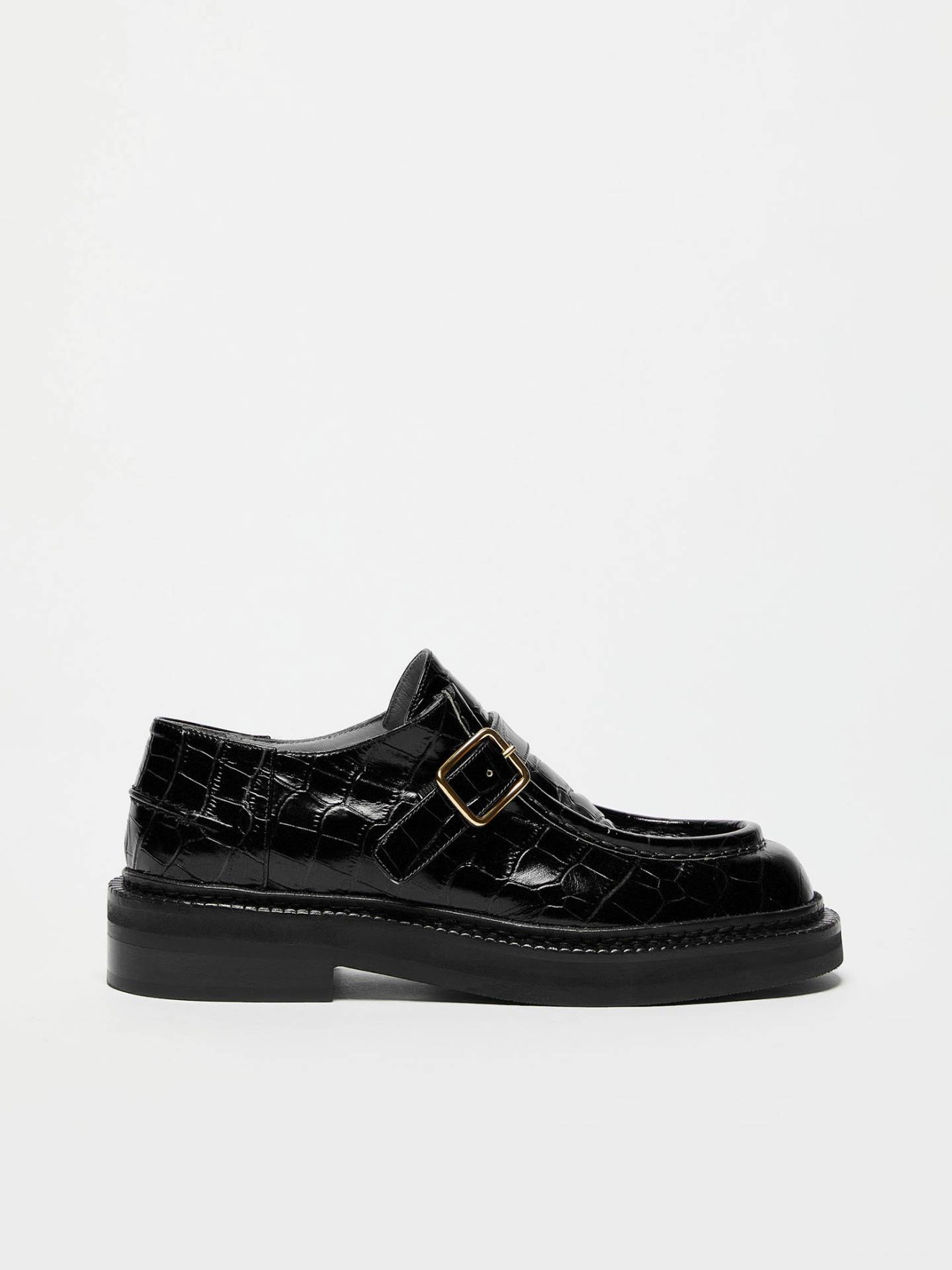 Loafers em Pele