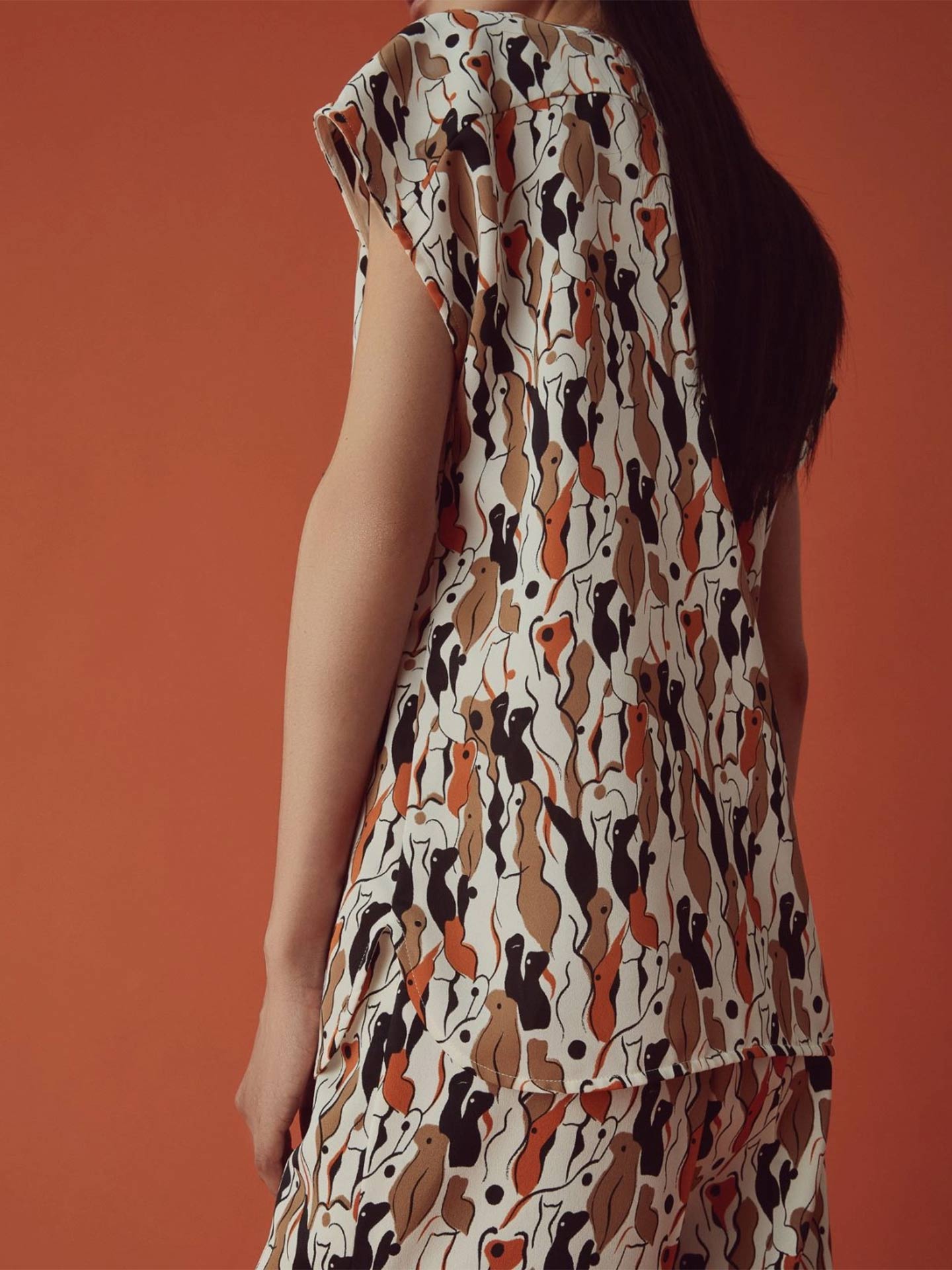 Blusa Acetinada