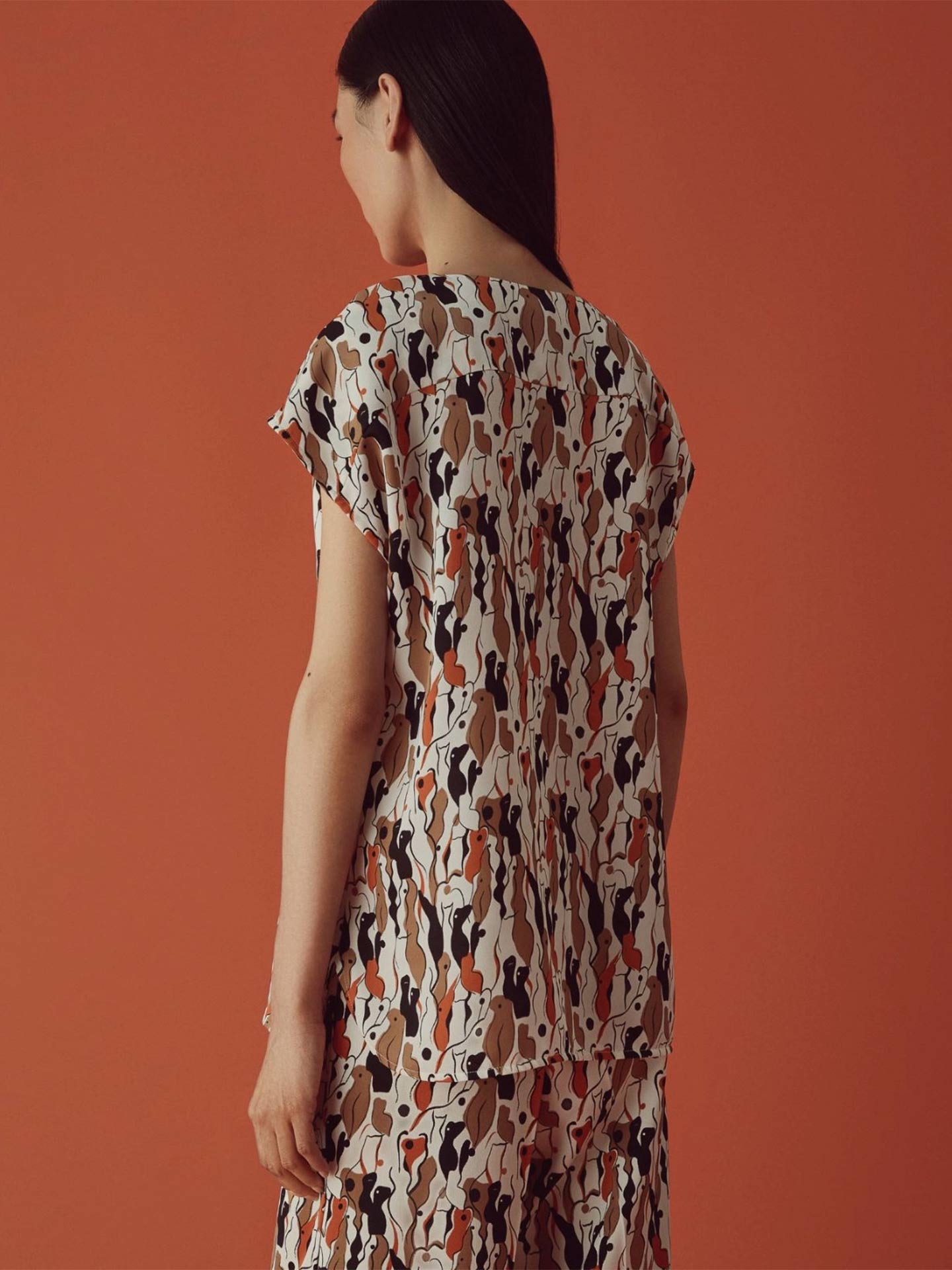 Blusa Acetinada