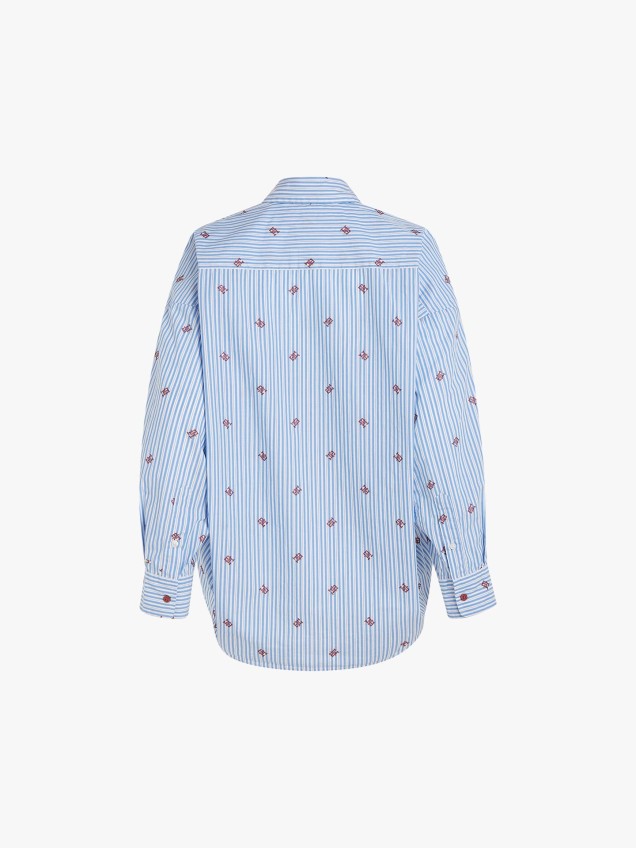 Camisa Oversized com Padrão