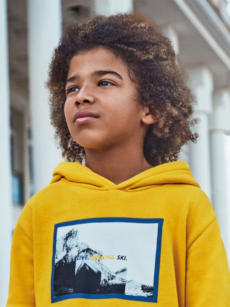 MAYORAL Menino Sweatshirt Estampada Amarelo - 0470746073AML