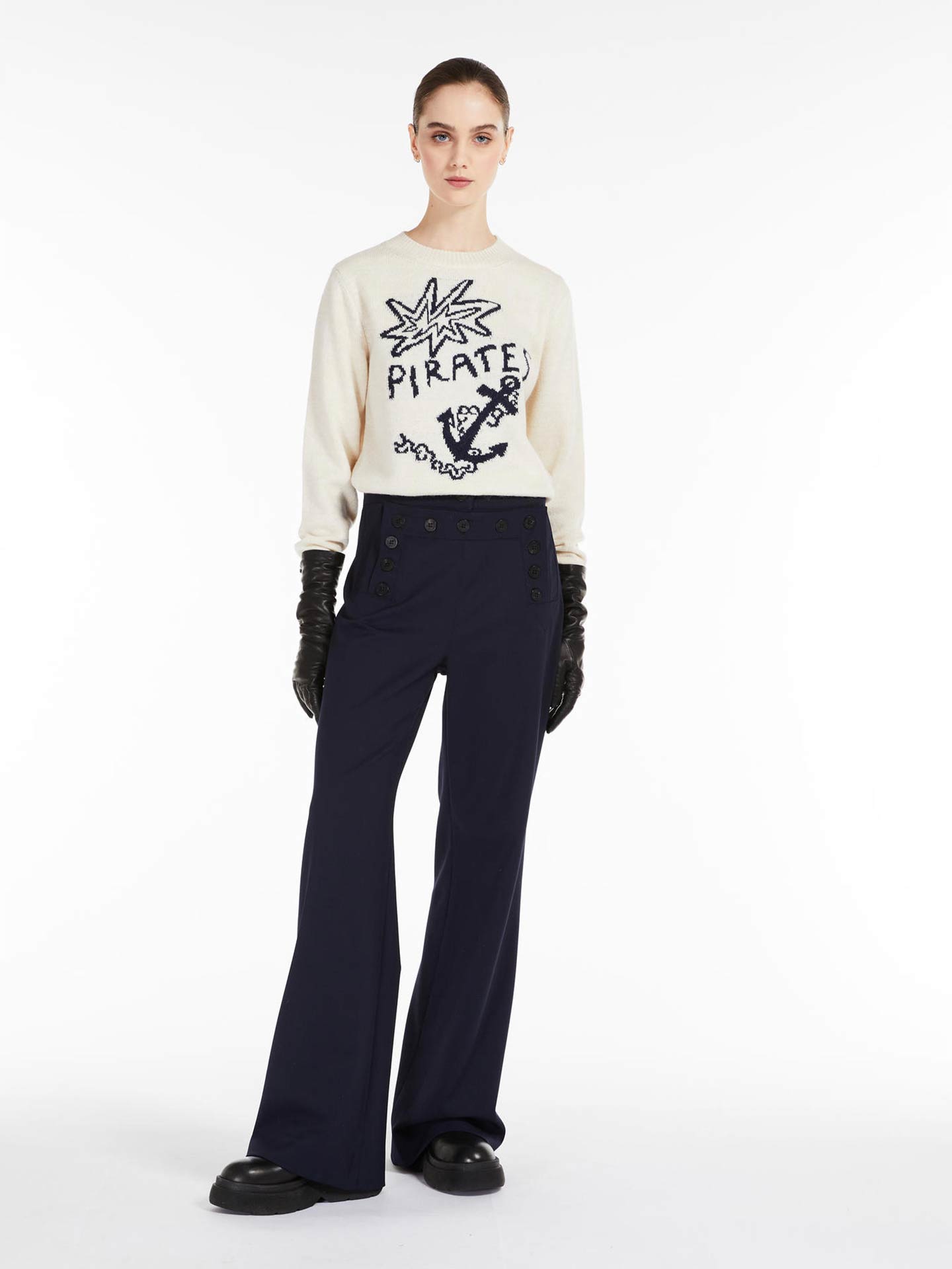 Camisola de Malha em Alpaca e Lã