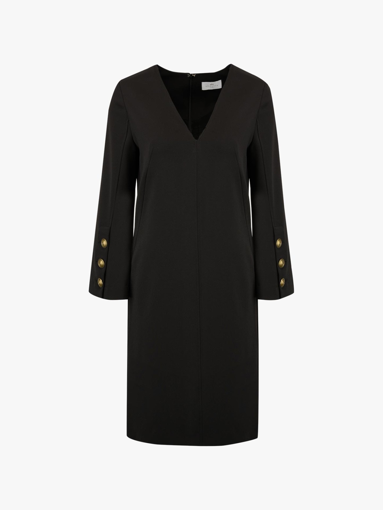 Vestido com Decote em V