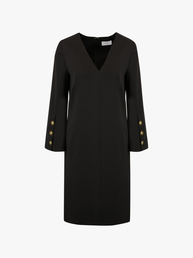 Vestido com Decote em V