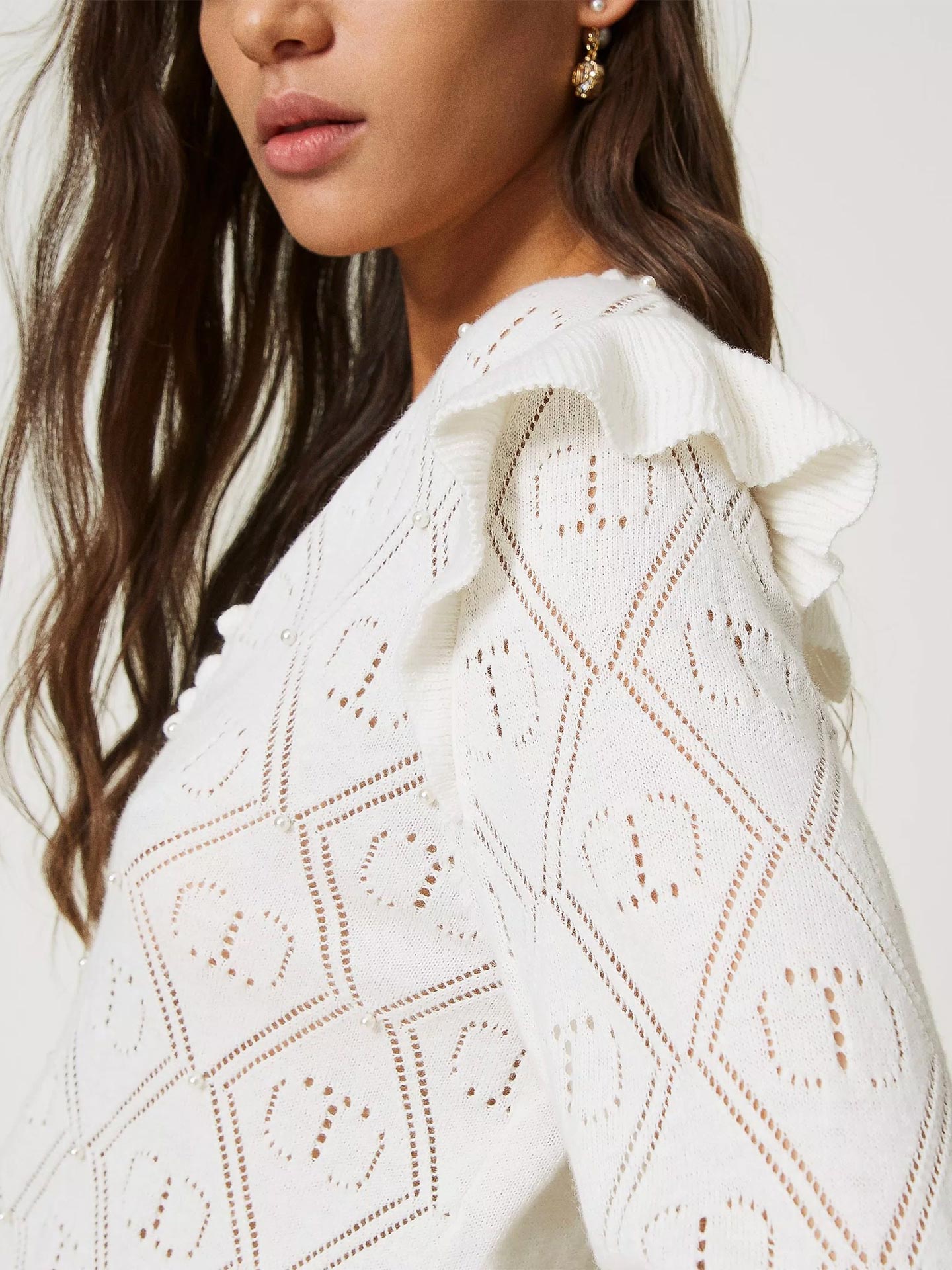 Camisola com Decote em V