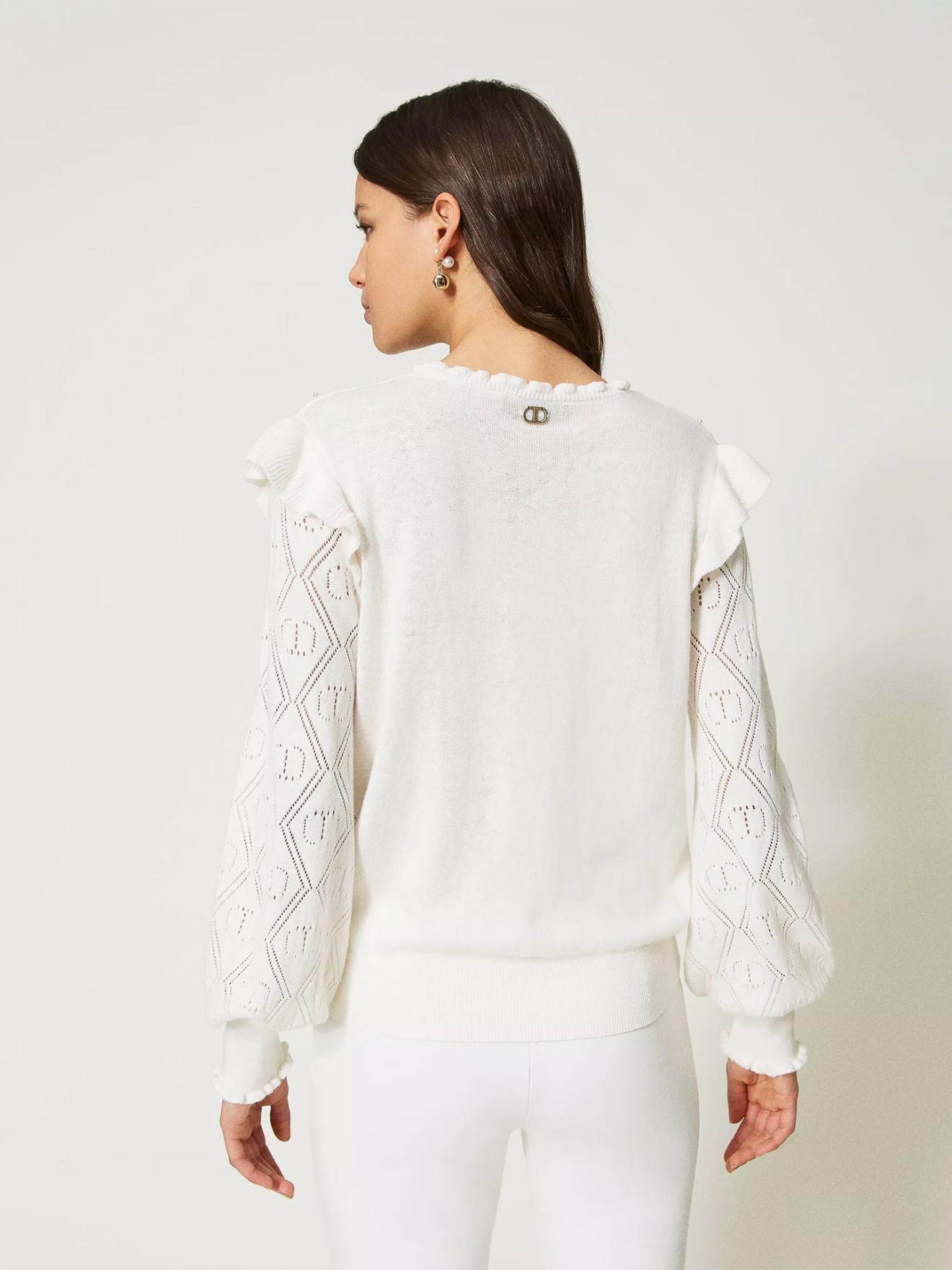 Camisola com Decote em V