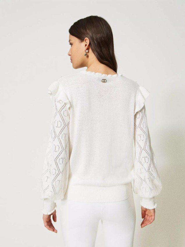 Camisola com Decote em V