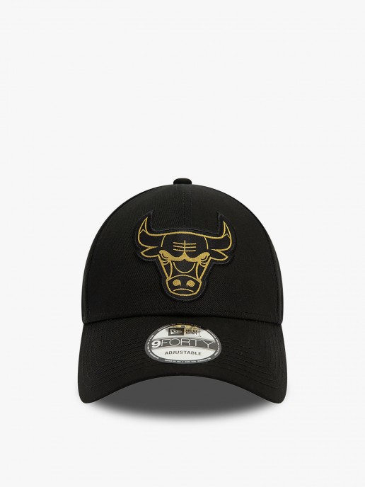 Bon Chicago Bulls Metallic Badge Black 9FORTY