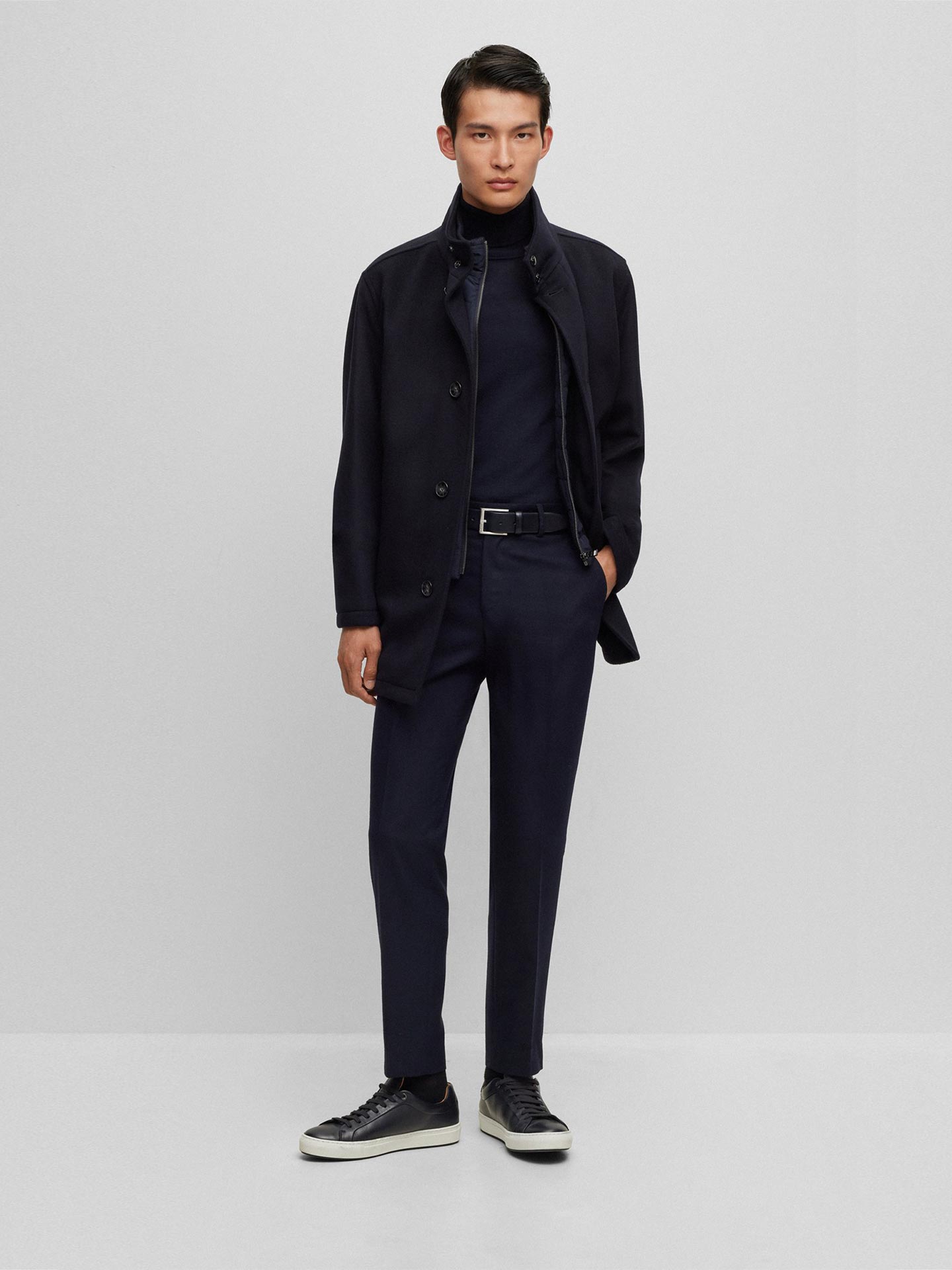 Casaco em lã e Caxemira