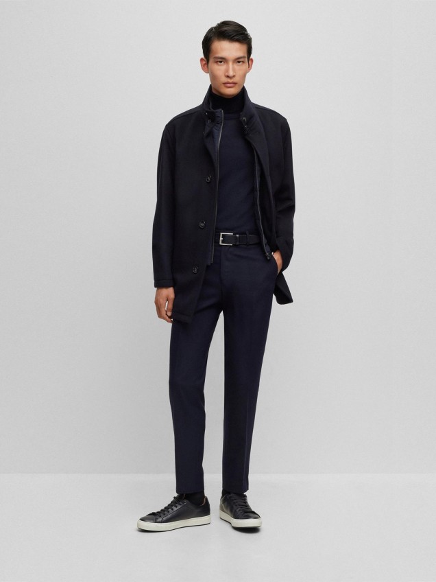 Casaco em lã e Caxemira