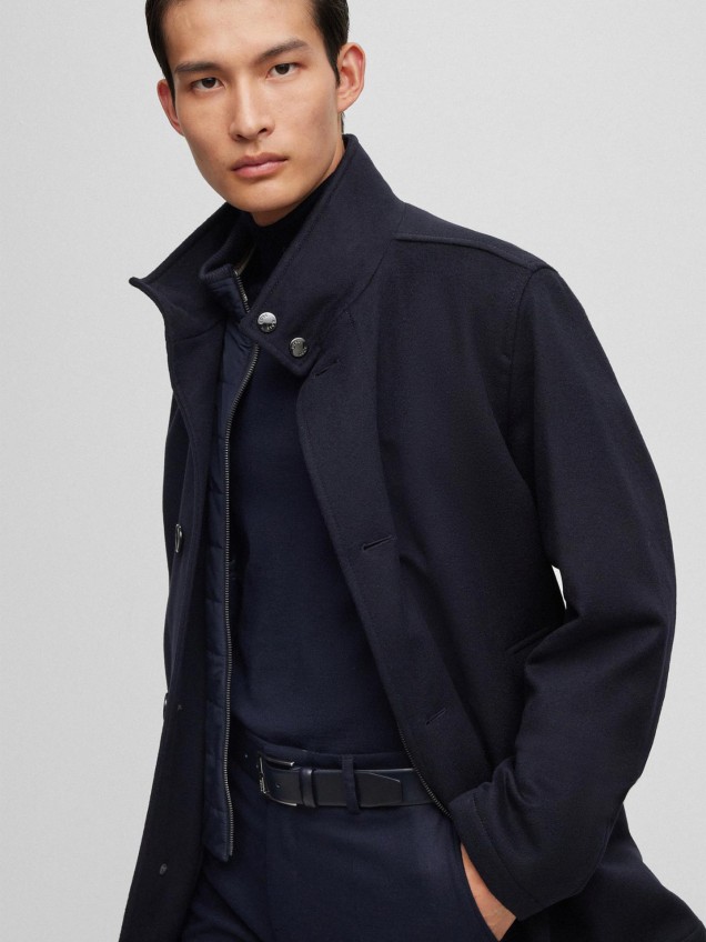 Casaco em lã e Caxemira