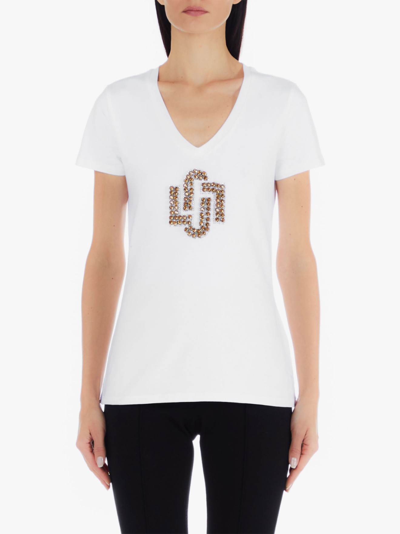 T-Shirt com Brilhantes