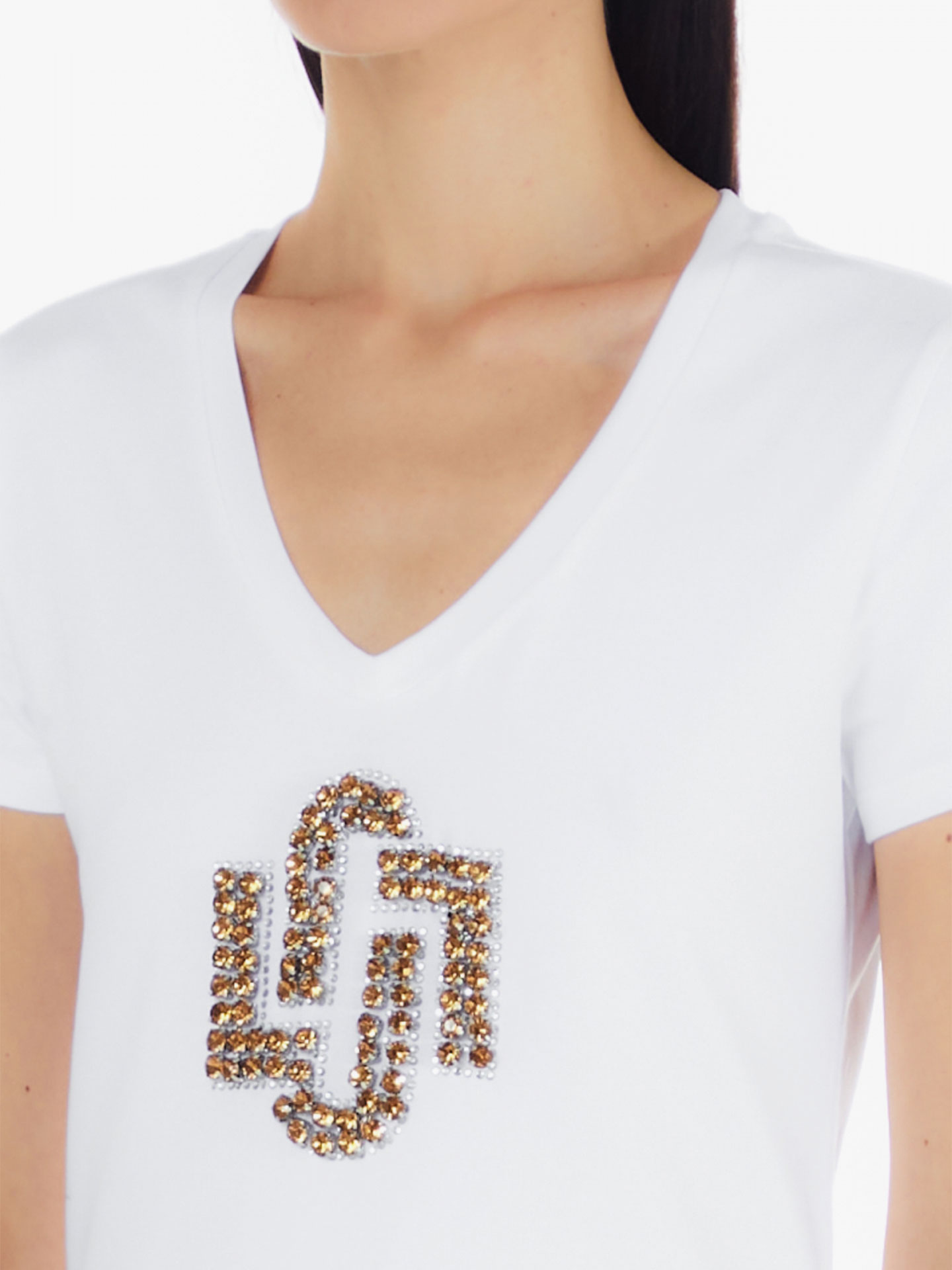 T-Shirt com Brilhantes