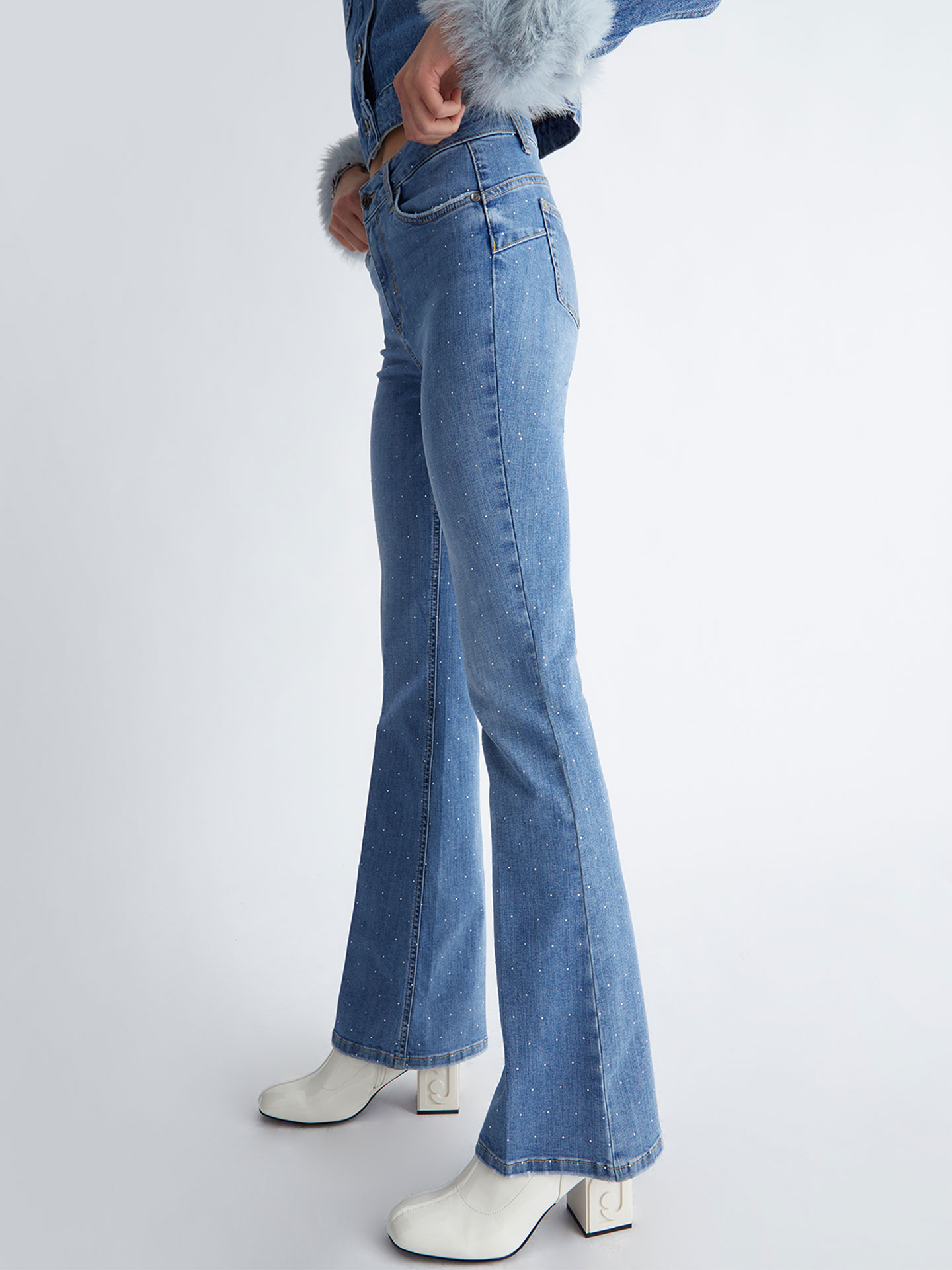 Calças de Ganga Flared Fit