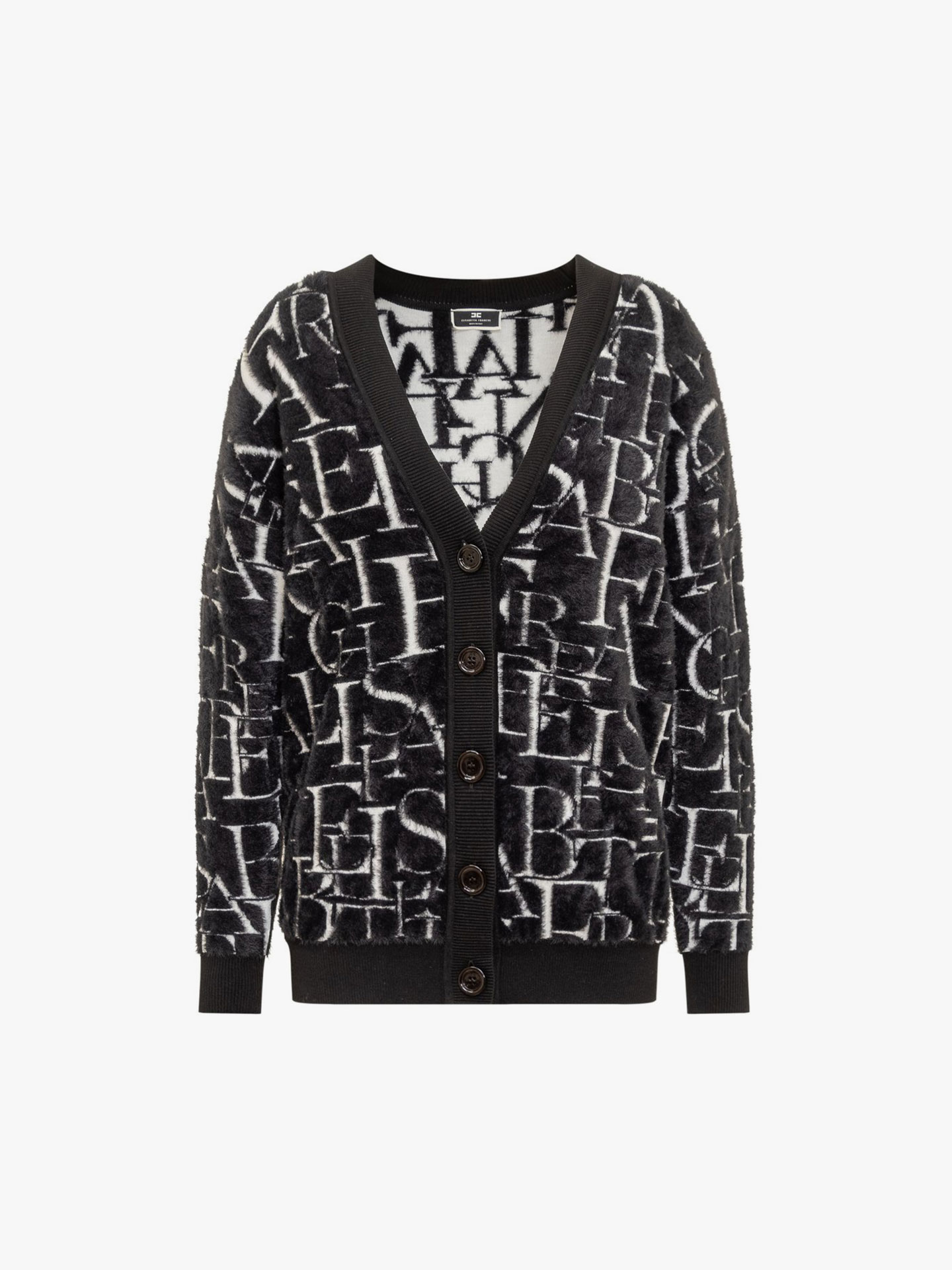 Cardigan com Padrão