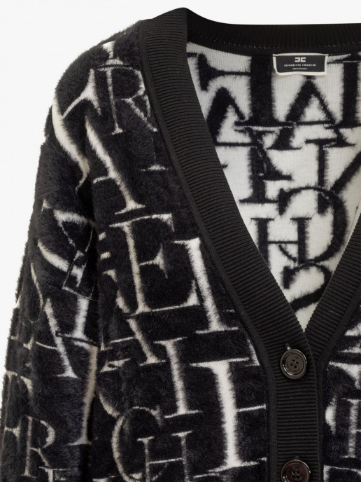 Cardigan com Padro