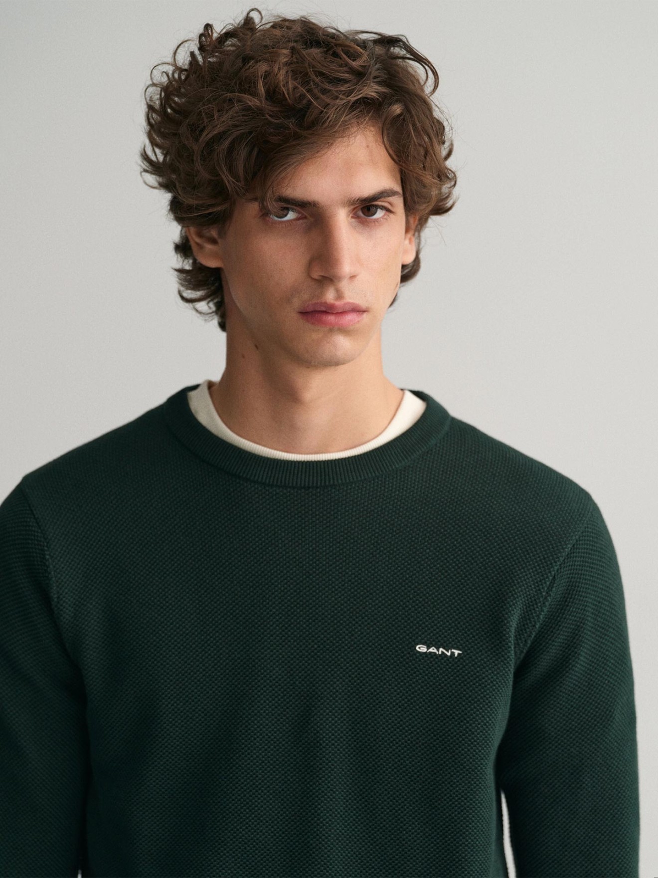 Camisola em Algod�o Piqu�